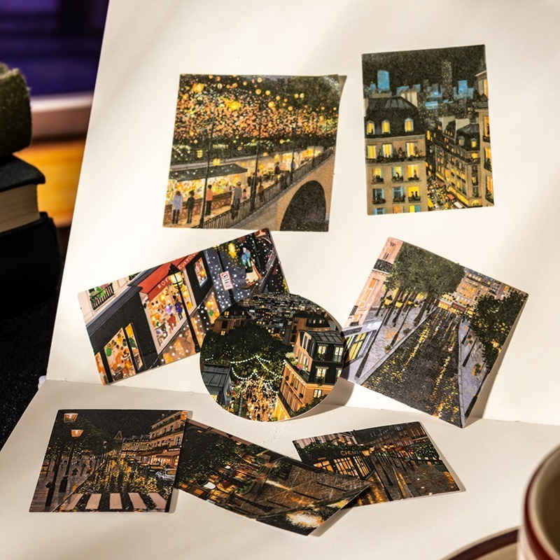 BONBONBONNIE🐰番茄醬少女 星光照亮生活系列 雙材質造景盒裝貼紙-細節圖2