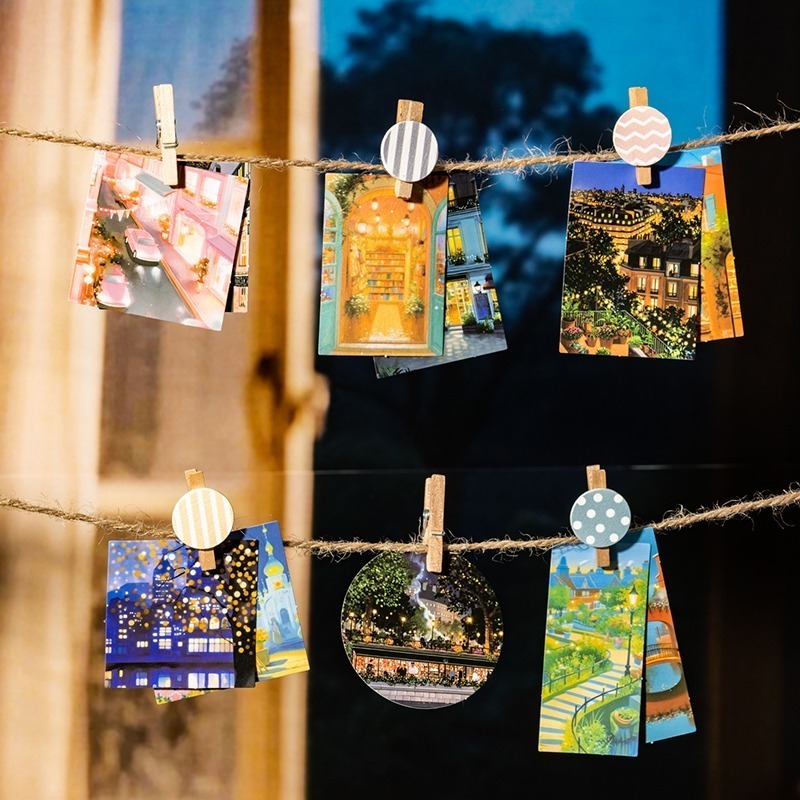 BONBONBONNIE🐰番茄醬少女 星光照亮生活系列 雙材質造景盒裝貼紙-細節圖3