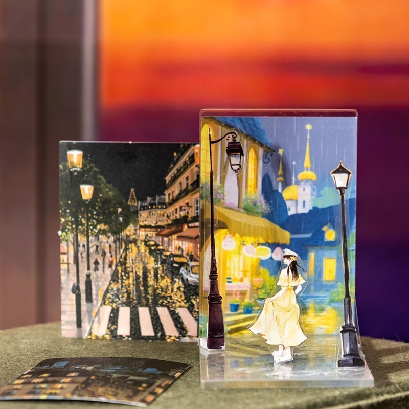 BONBONBONNIE🐰番茄醬少女 星光照亮生活系列 雙材質造景盒裝貼紙-細節圖4