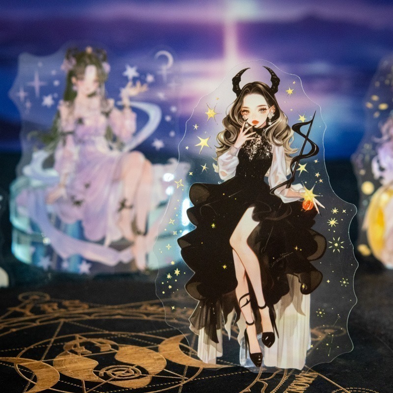 BONBONBONNIE🐰番茄醬少女 十二星座女神錄系列 人物PET貼紙-細節圖3