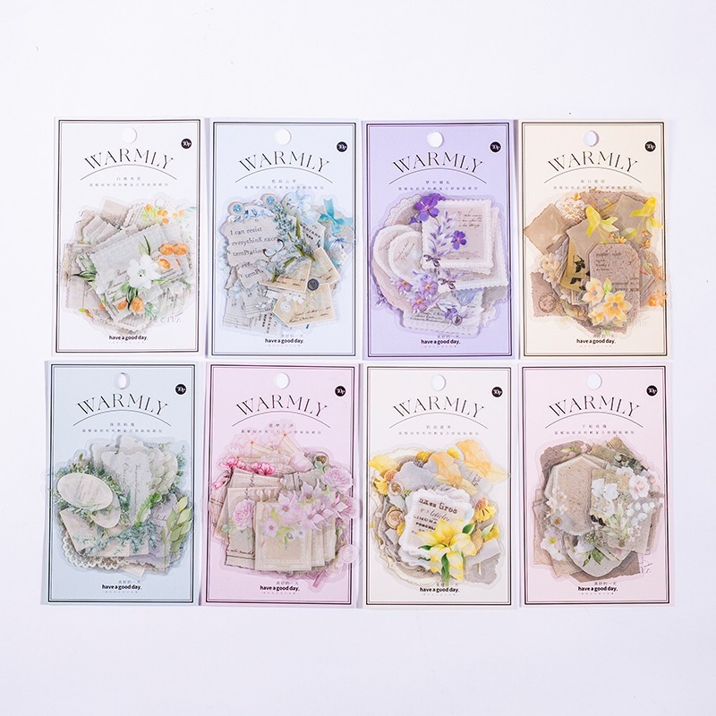 BONBONBONNIE🐰美好的一天 溫暖如初系列 輕復古植物PET貼紙包-規格圖10