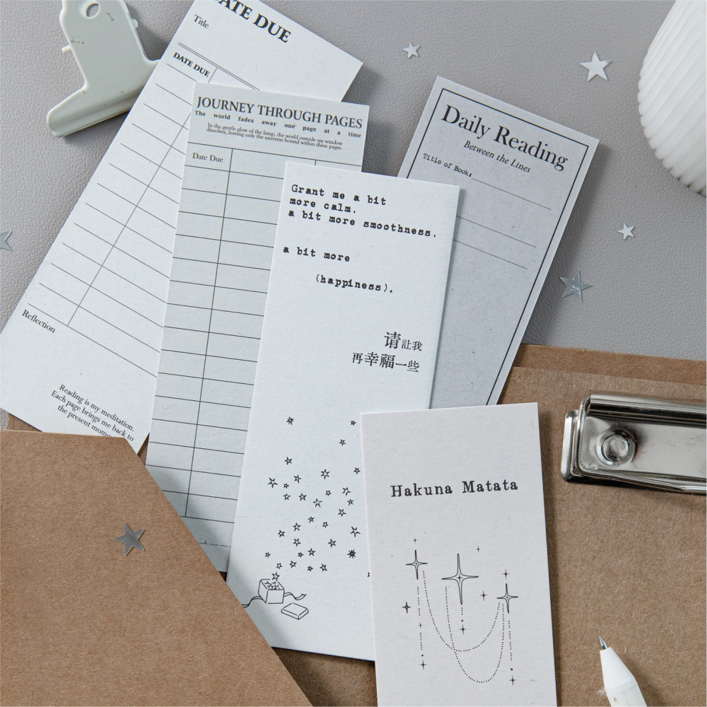 BONBONBONNIE🐰陌墨 讀趣手記 插圖雙面便箋紙-細節圖5