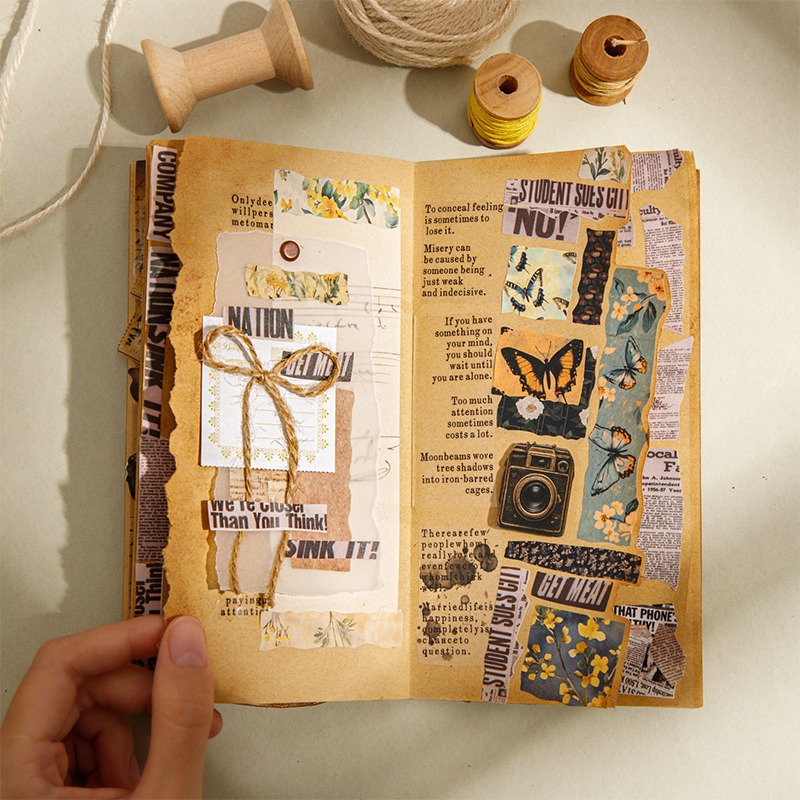 BONBONBONNIE🐰美好的一天 手作碎語系列 標籤條形 模切排廢白牛皮紙膠帶-細節圖5