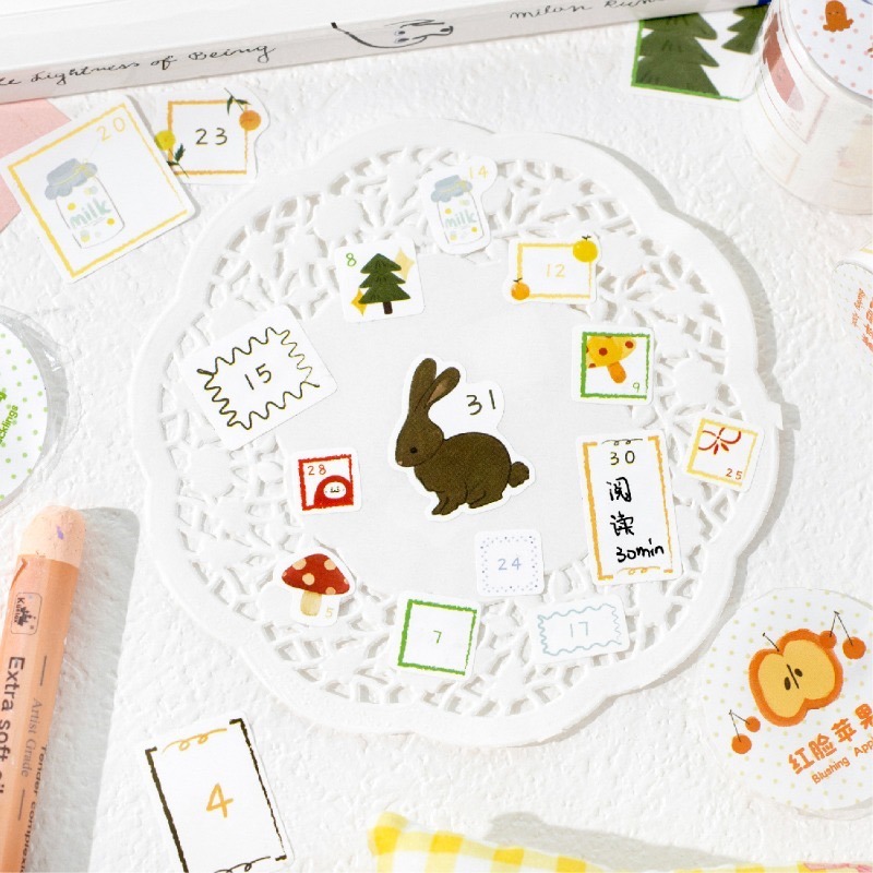 BONBONBONNIE🐰暮光 數字塊塊·雲系列 可愛簡約圖案-細節圖3