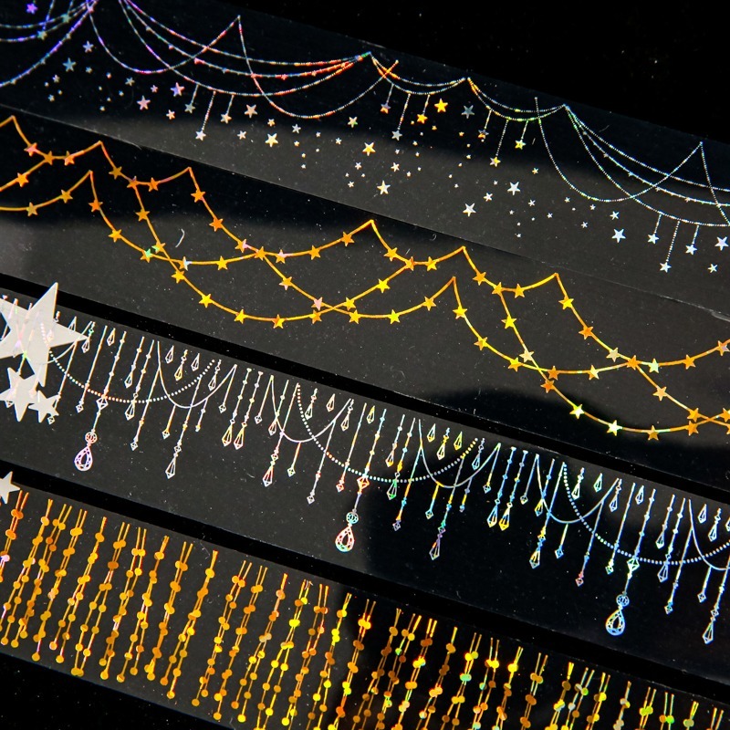 BONBONBONNIE🐰紙先生 裝點閃耀 燈飾主題 節慶裝飾PET膠帶-細節圖2