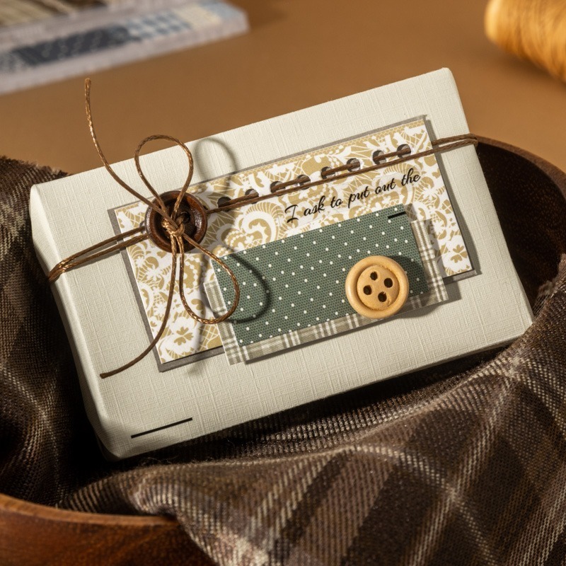 BONBONBONNIE🐰番茄醬少女 花漾拼接系列 蕾絲布紋拼接貼紙本-細節圖9