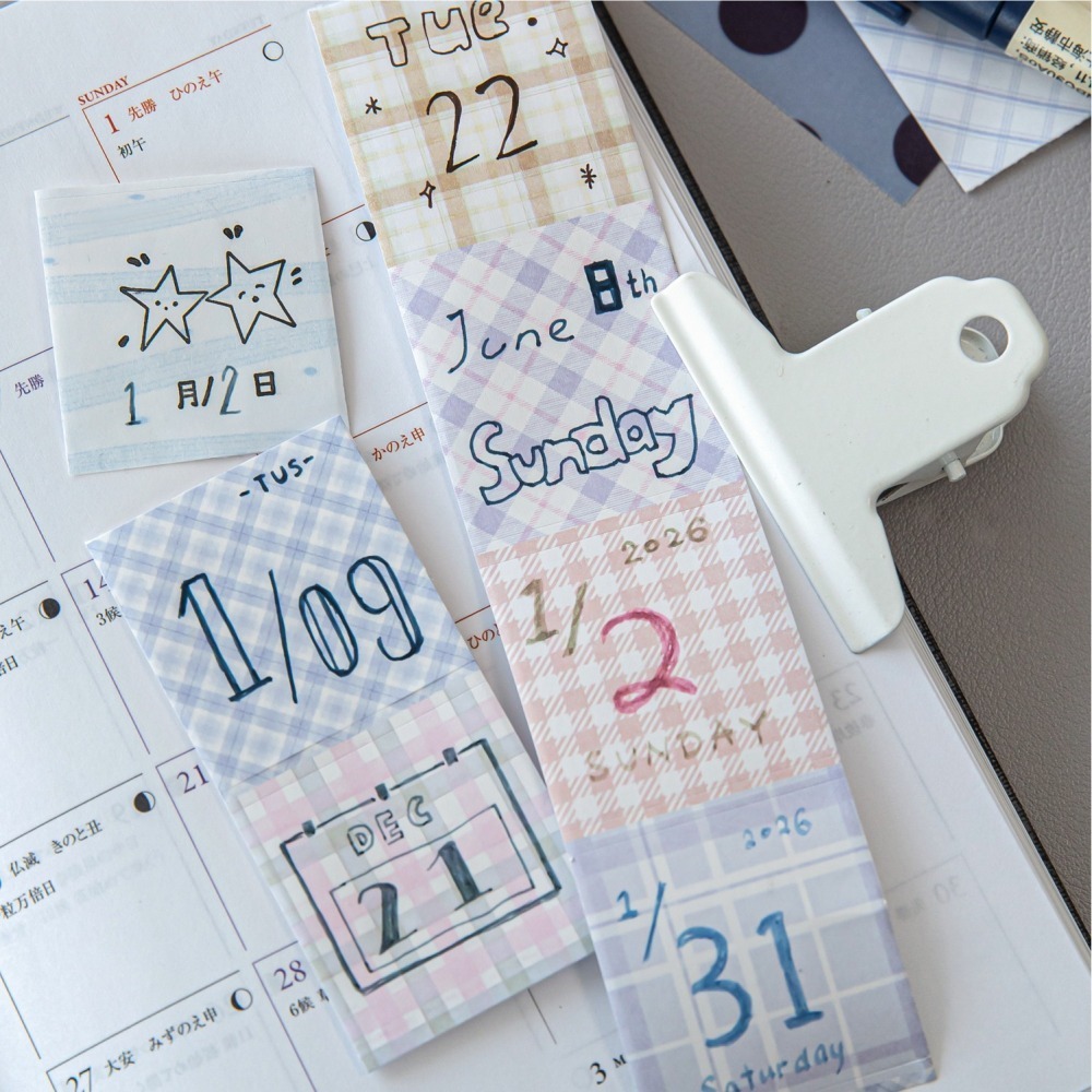 BONBONBONNIE🐰糖詩 戀語布偶系列 基礎白牛皮紙膠帶-細節圖3