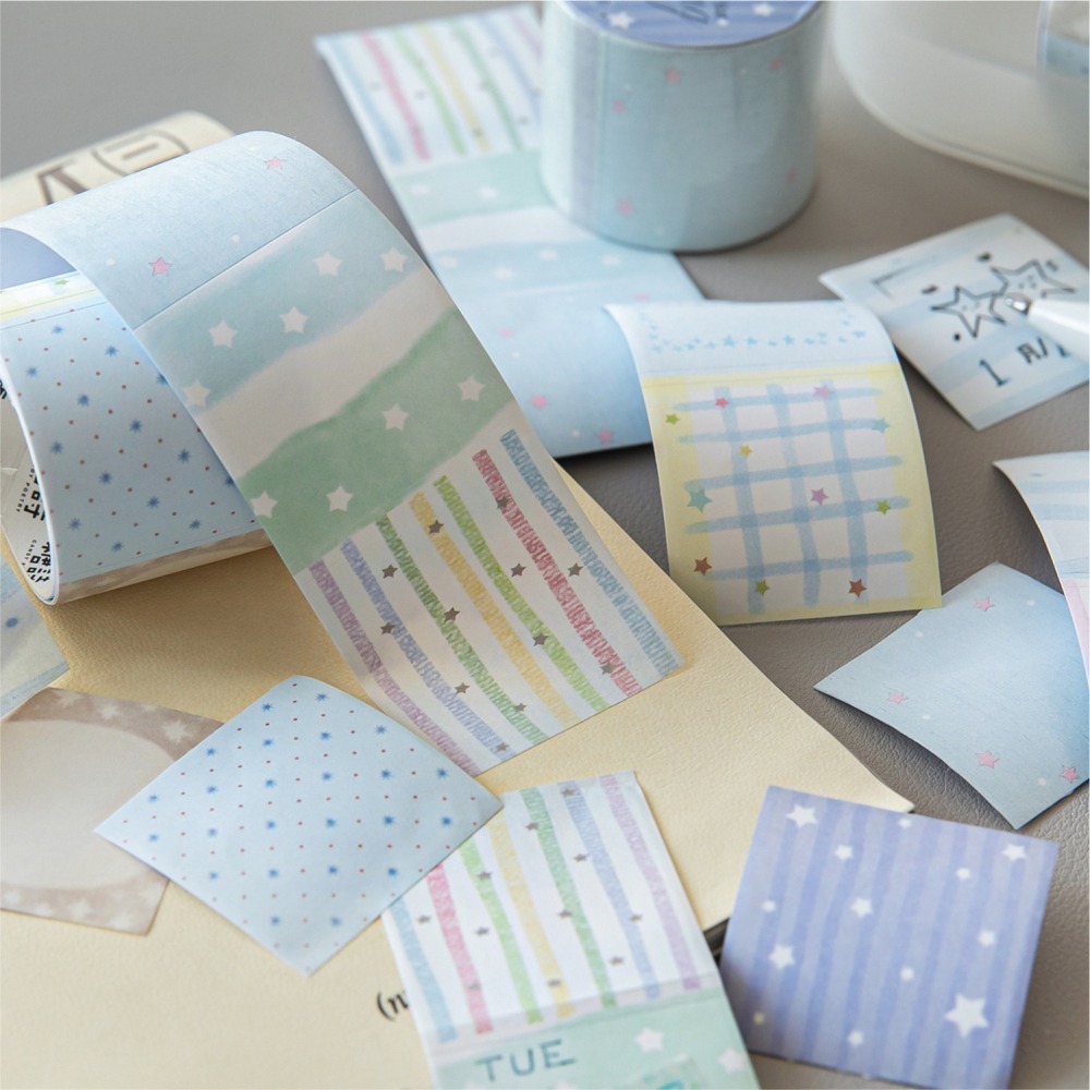 BONBONBONNIE🐰糖詩 戀語布偶系列 基礎白牛皮紙膠帶-細節圖5