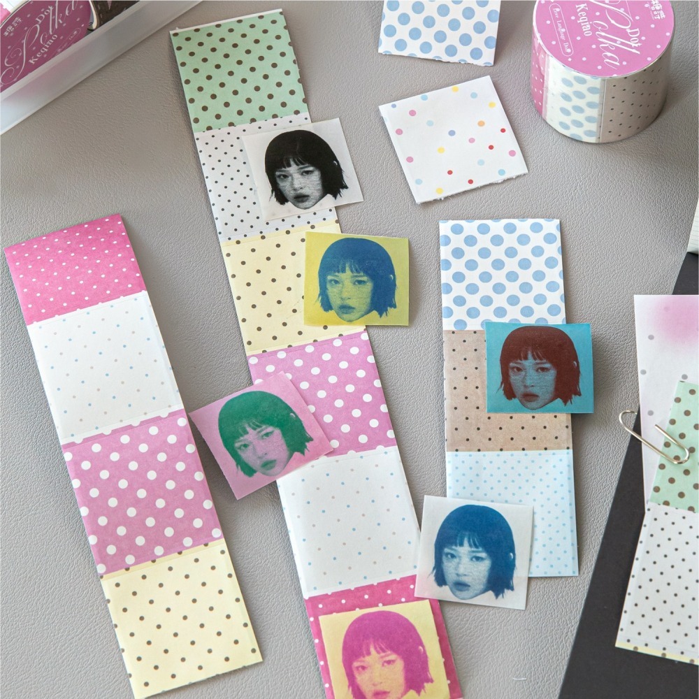 BONBONBONNIE🐰糖詩 戀語布偶系列 基礎白牛皮紙膠帶-細節圖7