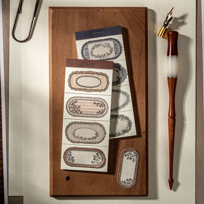 BONBONBONNIE🐰番茄醬少女 花漾系列 花紋邊框 包頭便籤本-細節圖6