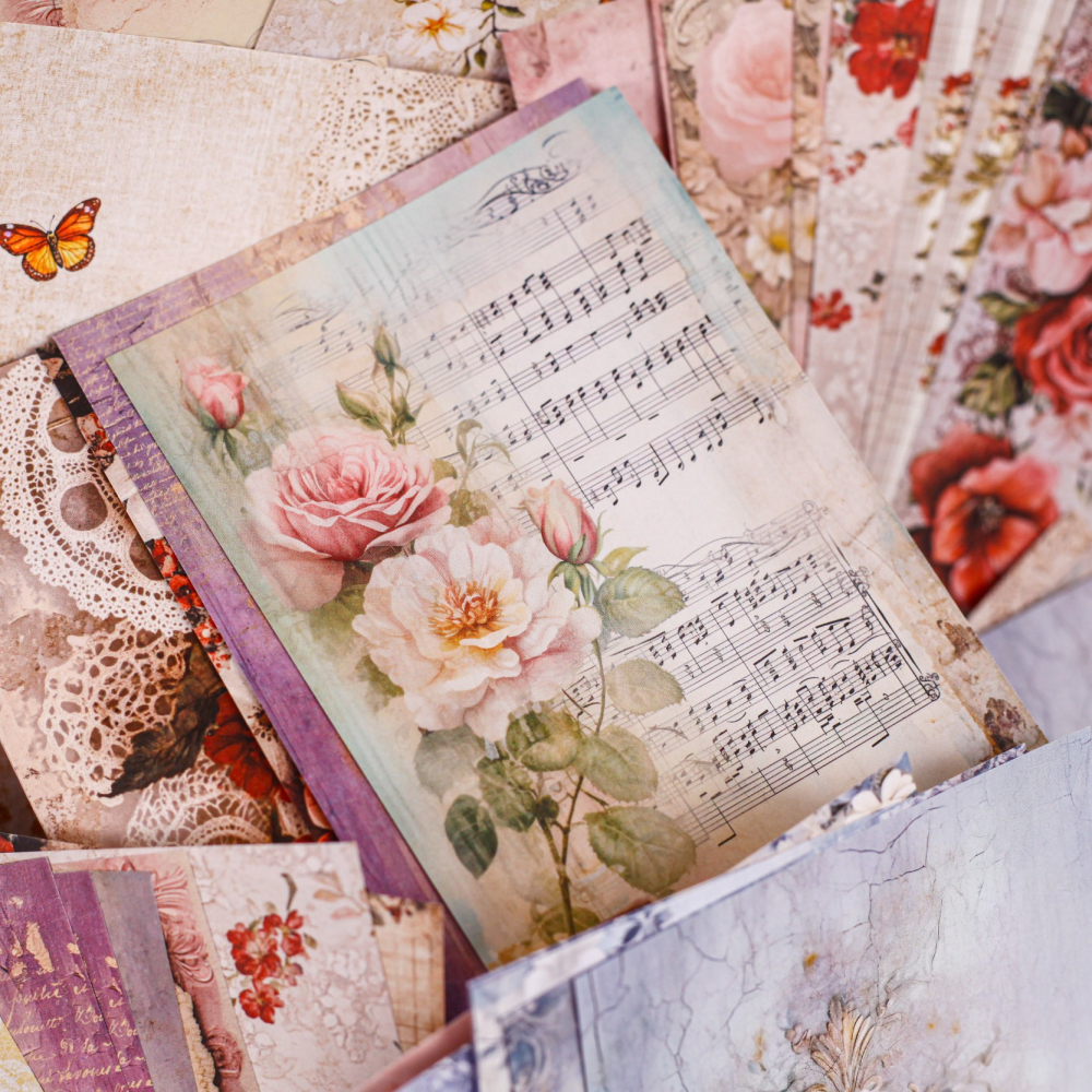 BONBONBONNIE🐰Retro Story 夢澤系列 花卉綜合素材包-細節圖4