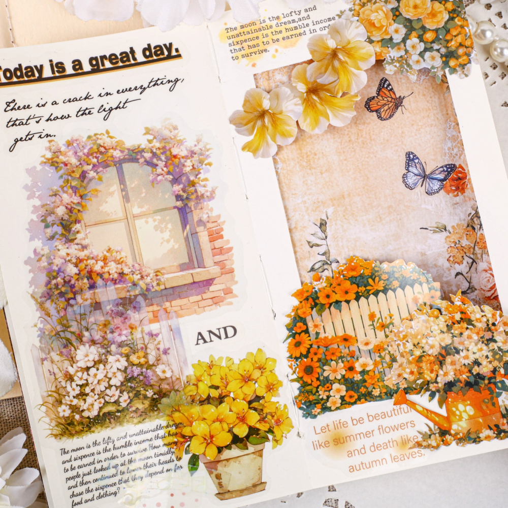 BONBONBONNIE🐰Retro Story 夢澤系列 花卉綜合素材包-細節圖6