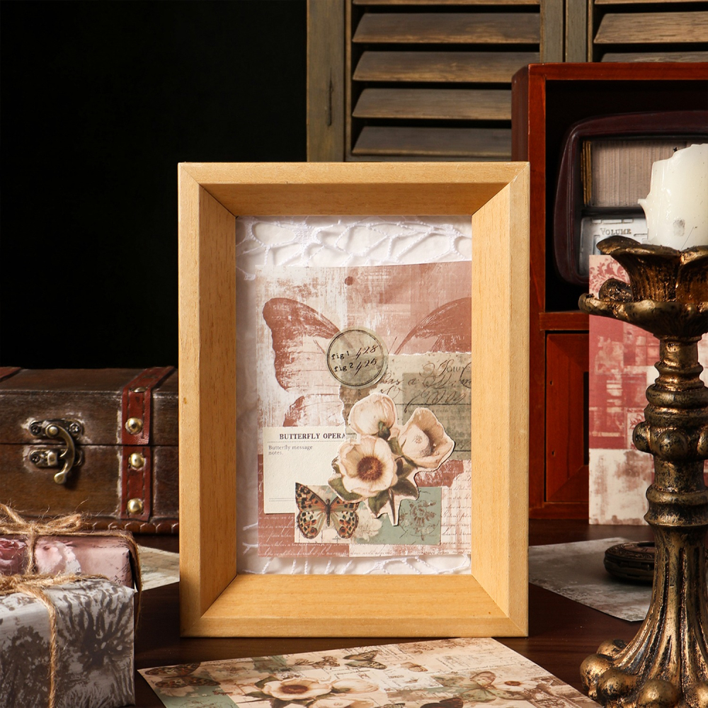 BONBONBONNIE🐰暗黑魅影 深刻印記系列 復古紋理素材紙-細節圖3