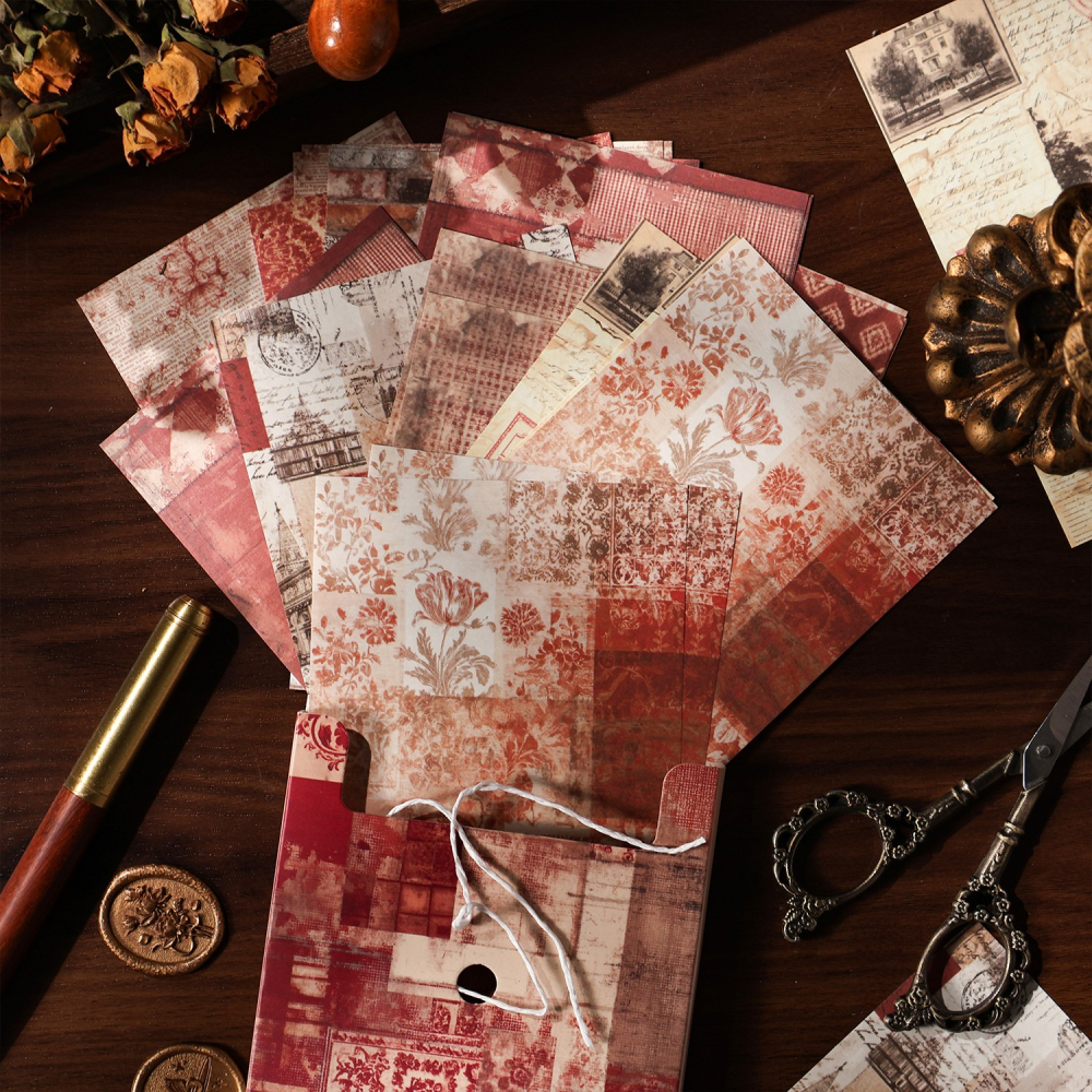 BONBONBONNIE🐰暗黑魅影 深刻印記系列 復古紋理素材紙-細節圖7