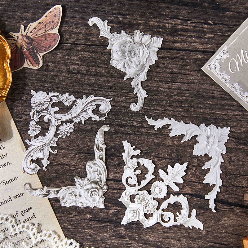 BONBONBONNIE🐰拾光 霧光鏤庭系列 鏤空浮雕邊角貼-細節圖2