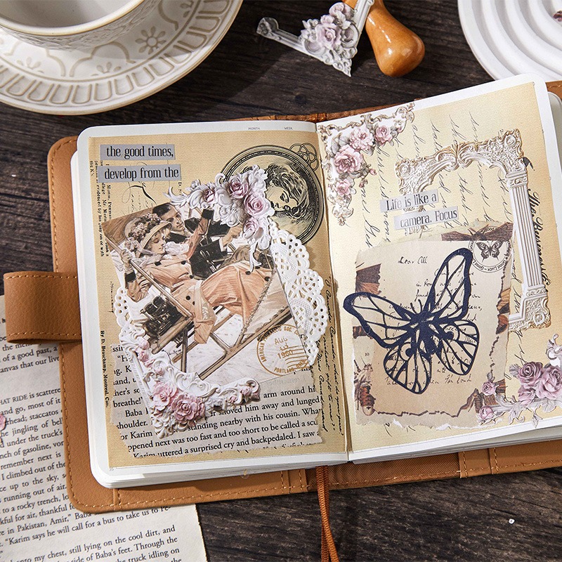 BONBONBONNIE🐰拾光 霧光鏤庭系列 鏤空浮雕邊角貼-細節圖3