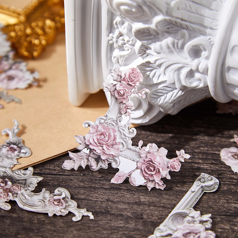 BONBONBONNIE🐰拾光 霧光鏤庭系列 鏤空浮雕邊角貼-細節圖5