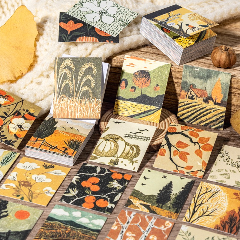 BONBONBONNIE🐰番茄醬少女 四季爛漫系列 小方塊和紙貼紙本-細節圖2