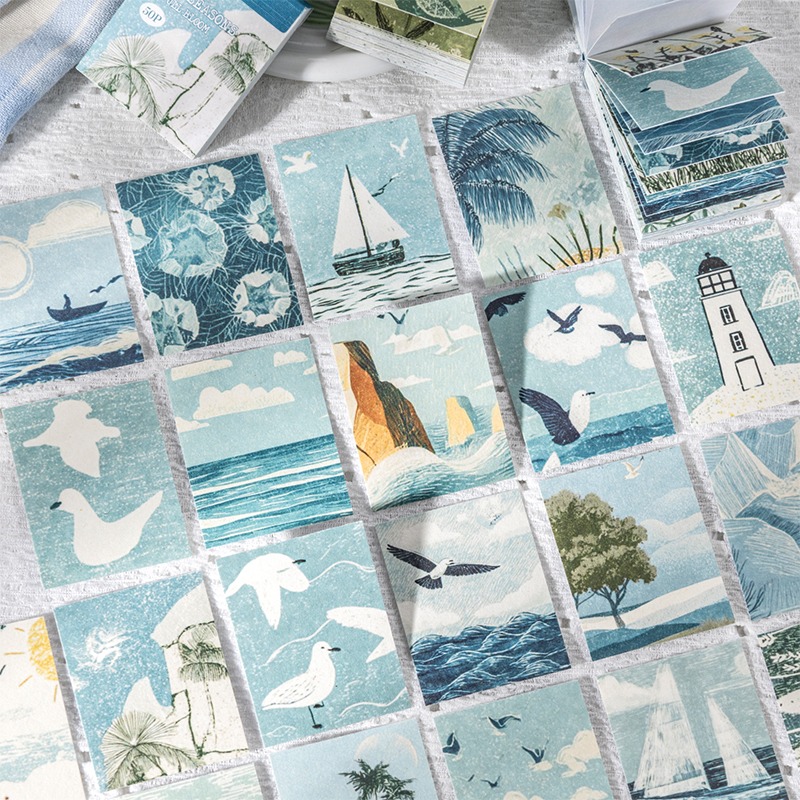 BONBONBONNIE🐰番茄醬少女 四季爛漫系列 小方塊和紙貼紙本-細節圖6