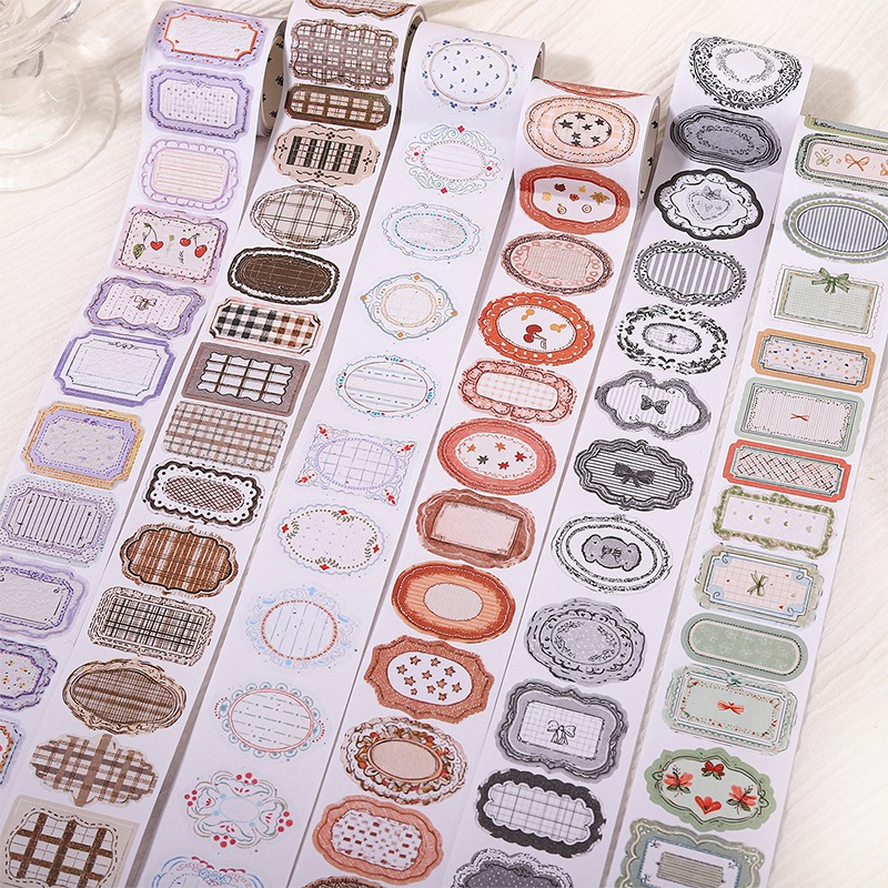 BONBONBONNIE🐰番茄醬少女 標籤凝集 書寫紙模切膠帶-細節圖6