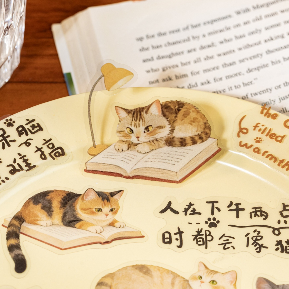 BONBONBONNIE🐰語閑 貓咪日誌 可愛寵物 PET貼紙包-細節圖3