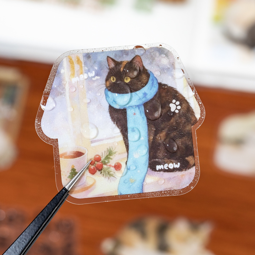 BONBONBONNIE🐰語閑 貓咪日誌 可愛寵物 PET貼紙包-細節圖8