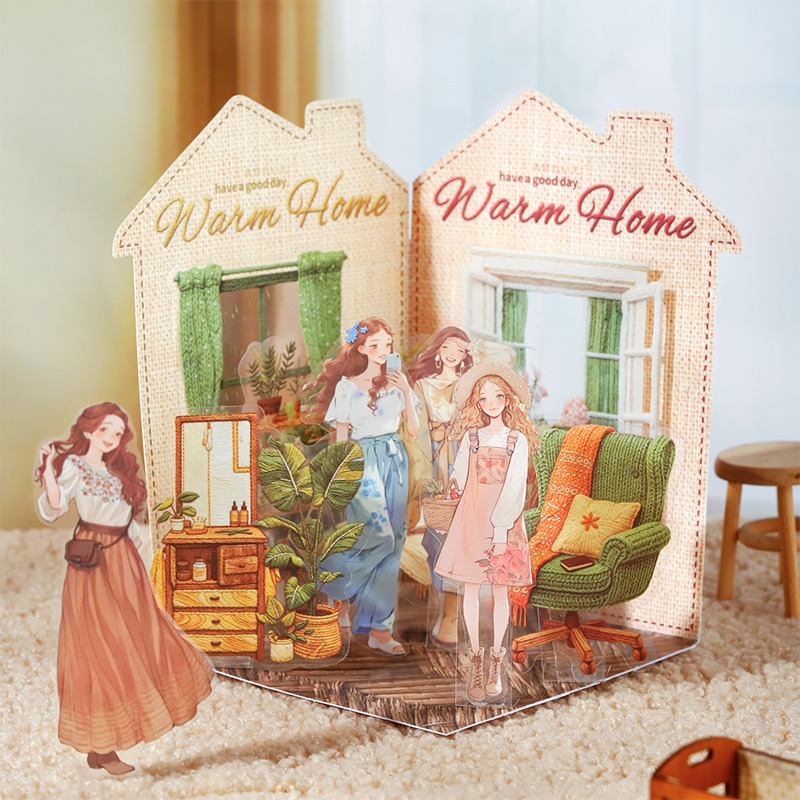BON BON BONNIE🐰手帳素材  美好的一天 潮趣少女日記系列 人物穿搭主題 人物滿滿貼紙包-細節圖2