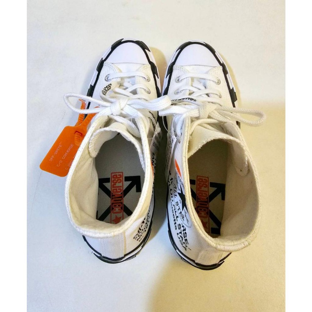 近全新吊牌未剪【Converse x Off White】聯名款 Chuck 70s All-Star 2.0-細節圖4