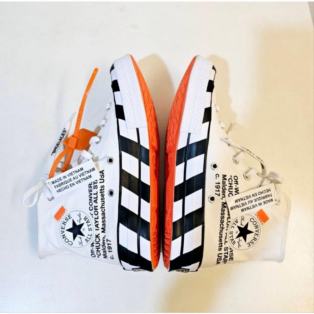 近全新吊牌未剪【Converse x Off White】聯名款 Chuck 70s All-Star 2.0-細節圖7