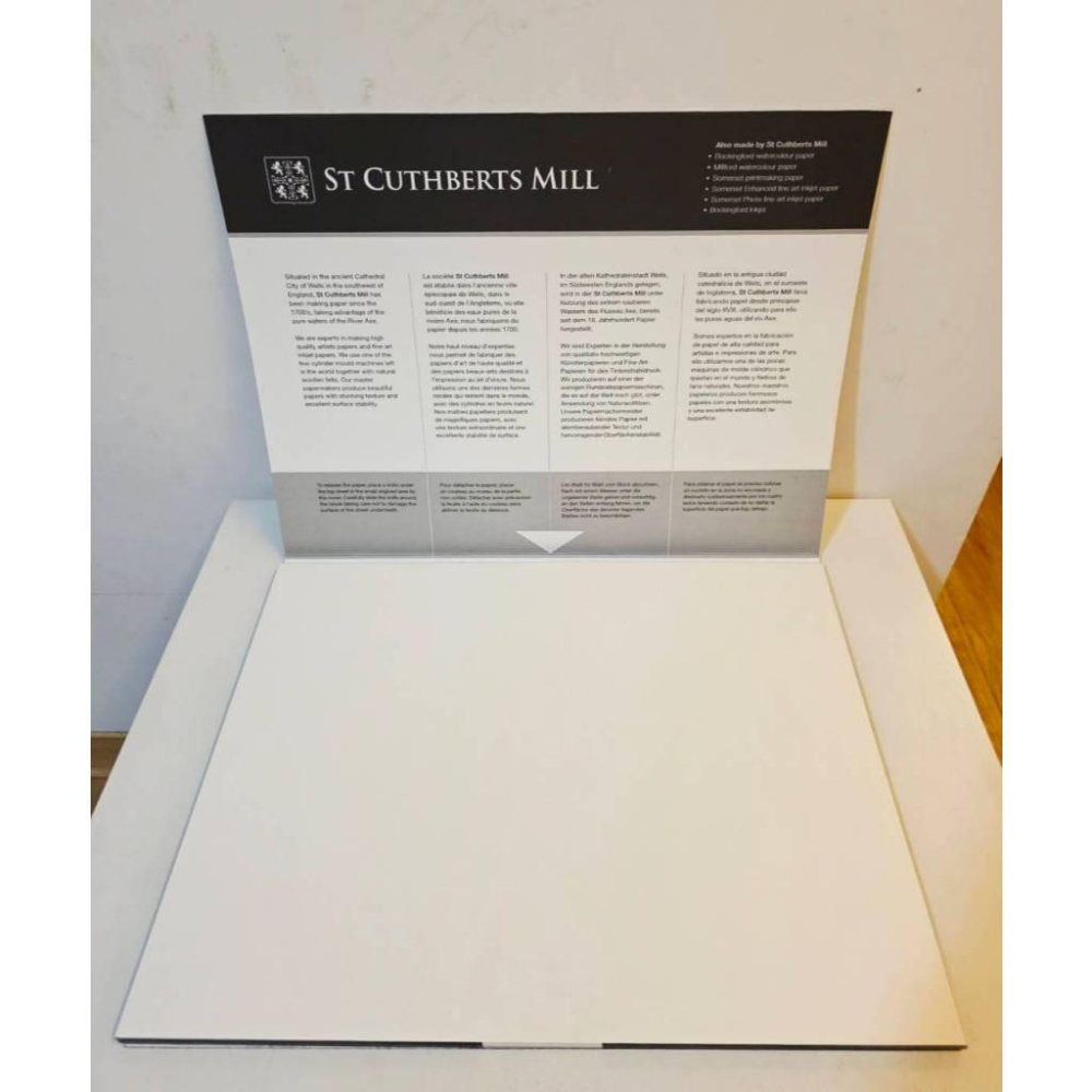 關注折價 英國【SAUNDERS 山度士】WATERFORD 原裝純棉水彩畫本 300g HP熱壓細目 剩11張-細節圖2