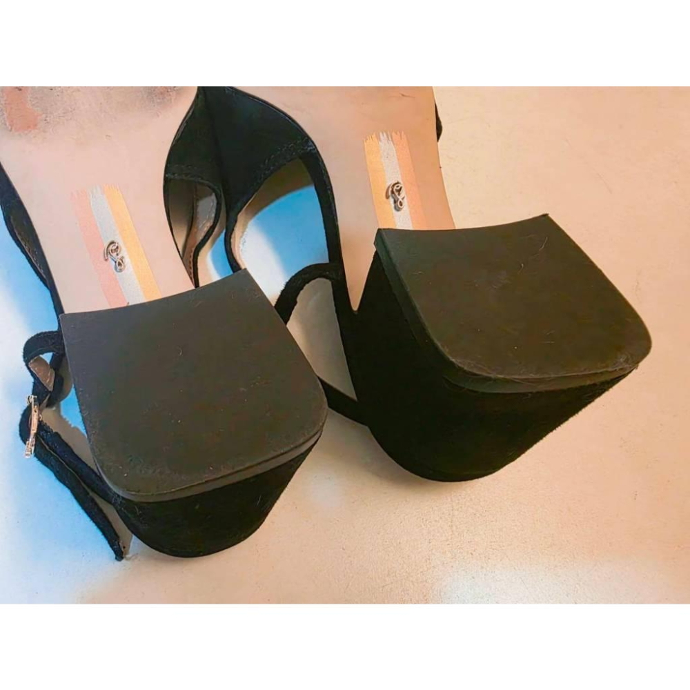 關注折價【Sam Edelman】經典款 tarra slingback 黑色高跟鞋-細節圖7