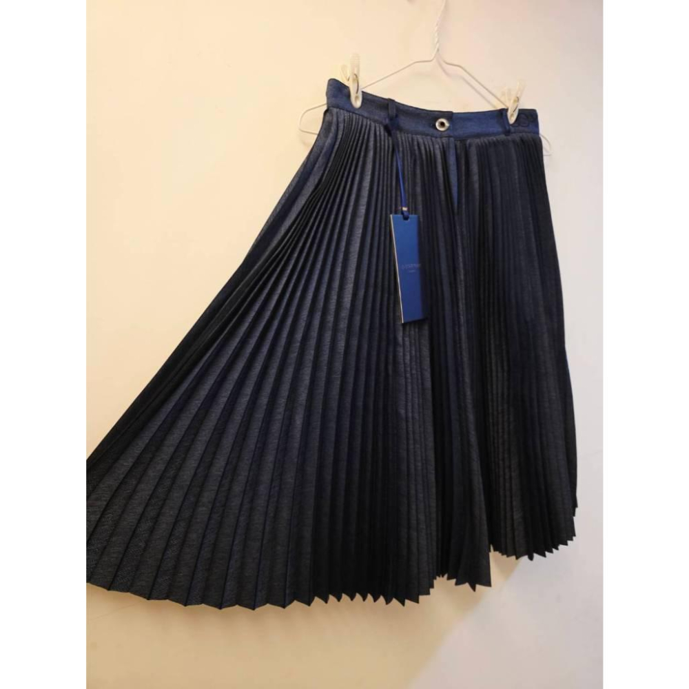 關注折價 全新 荷蘭【G-star RAW】30周年限定 百褶牛仔裙-細節圖3