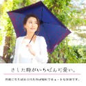 ArielWish日本雜誌推薦BE SUNNY晴雨兩用愛心漸層雨傘陽傘掛勾把手防曬抗紫外線抗UV深藍色黑色-兩款絕版品-規格圖10