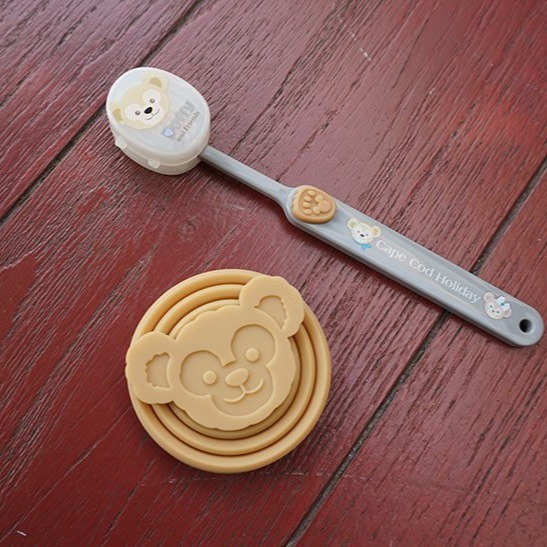 Ariel Wish日本東京迪士尼Duffy達菲熊雪莉玫夏季帆船度假鱈魚岬牙刷折疊漱口杯防水夾鏈袋收納包-旅行組-現貨-細節圖3