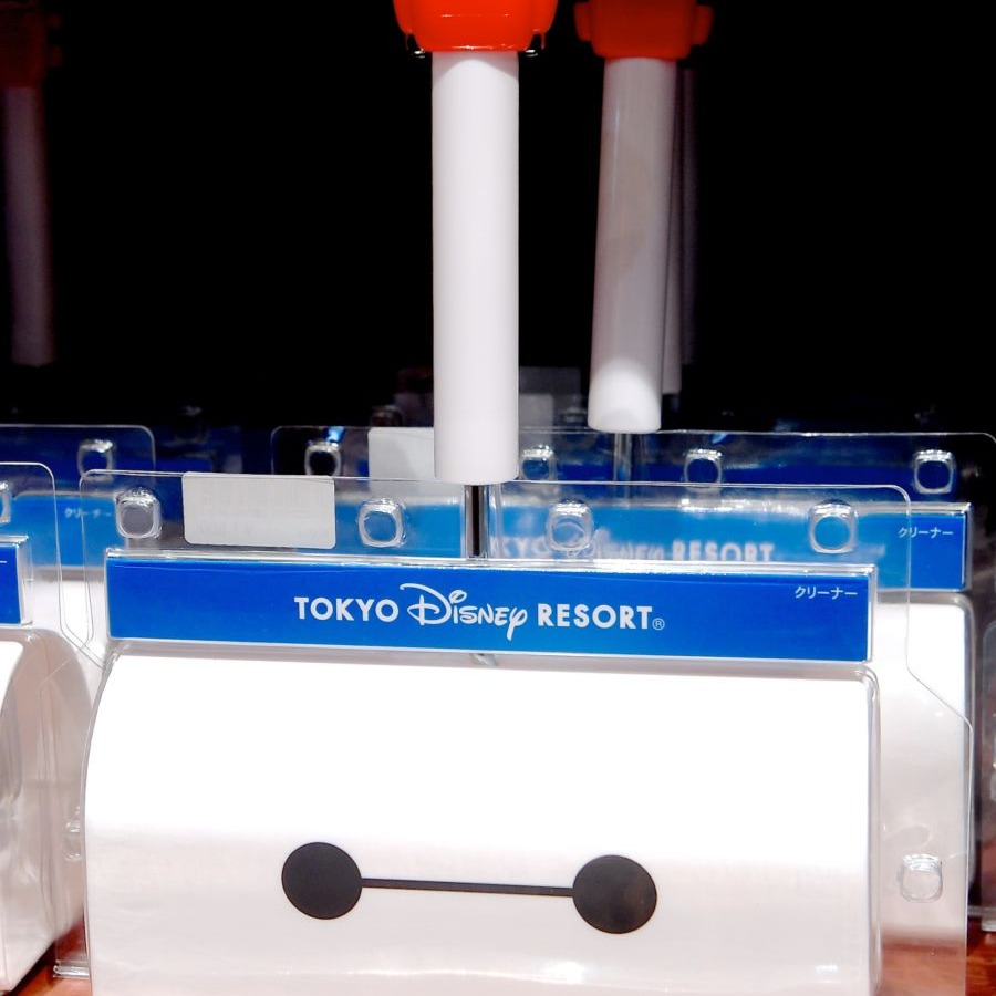 ArielWish日本東京迪士尼Disney大英雄天團杯麵BAYMAX滾輪除塵貼紙沾黏徹底清潔毛絮居家（可替換）絕版品-細節圖5