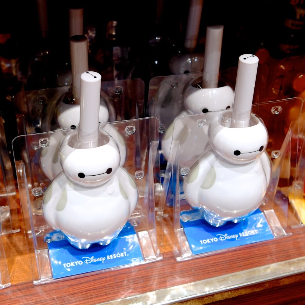 Ariel Wish日本東京迪士尼Disney大英雄天團杯麵BAYMAX灰塵刷雞毛撢子撣子除塵刷子除塵把最後一個絕版品-細節圖2