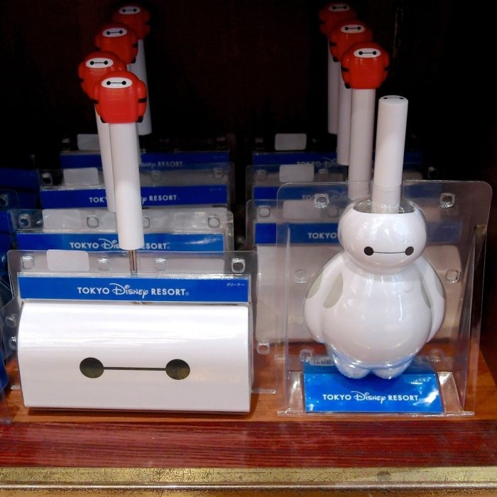 Ariel Wish日本東京迪士尼Disney大英雄天團杯麵BAYMAX灰塵刷雞毛撢子撣子除塵刷子除塵把最後一個絕版品-細節圖8