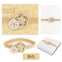 Ariel Wish日本WANOWA幸福水引梅花梅結高級祝福婚禮小物御朱印帳帶包裝繩緞帶蝴蝶結禮物綁帶-日本製-四款現貨-規格圖11