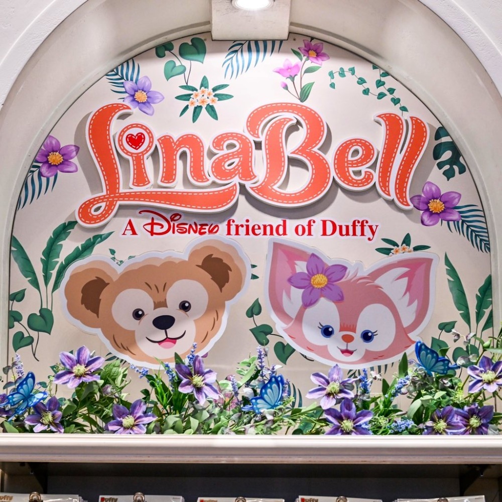 Ariel Wish日本東京迪士尼Duffy達菲熊好朋友 LinaBell 玲娜貝爾 狐狸明信片卡片貼紙四入組-現貨在台-細節圖5