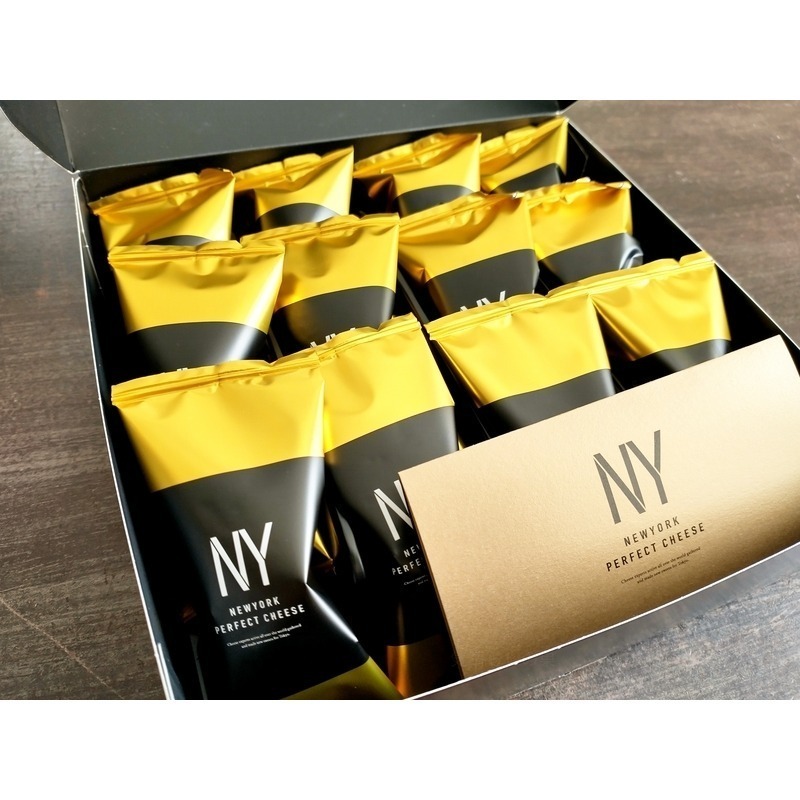 ArielWish日本NewYork perfect cheese 紐約起司奶油脆餅金色喜氣禮盒12入15入-兩款現貨1-細節圖5