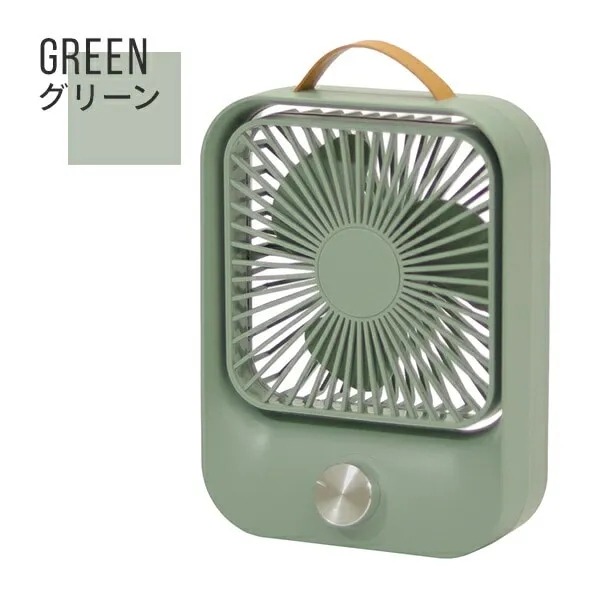 ArielWish日本攜帶輕薄桌上型輕量USB充電電風扇桌扇可60度旋轉皮革造型手提式長時間風扇露營野餐必備-最後現貨-細節圖9