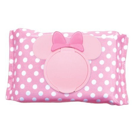 ArielWish日本製Disney Baby米妮蝴蝶結米奇小手Kitty凱蒂貓阿卡將可重覆黏貼防乾燥濕紙巾蓋日本製現貨-細節圖5