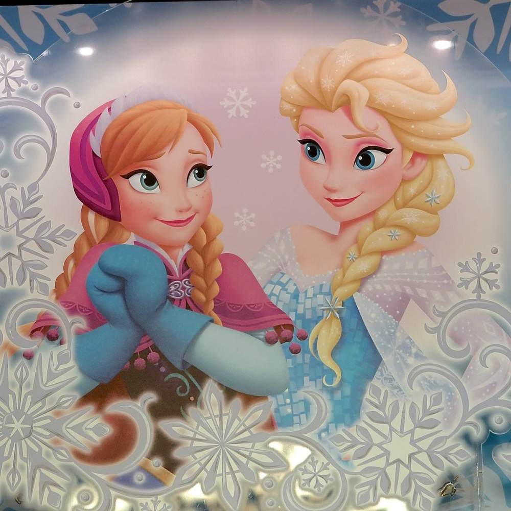 ArielWish日本東京迪士尼Disney冰雪奇緣艾莎Elsa連帽式浴巾-細節圖7