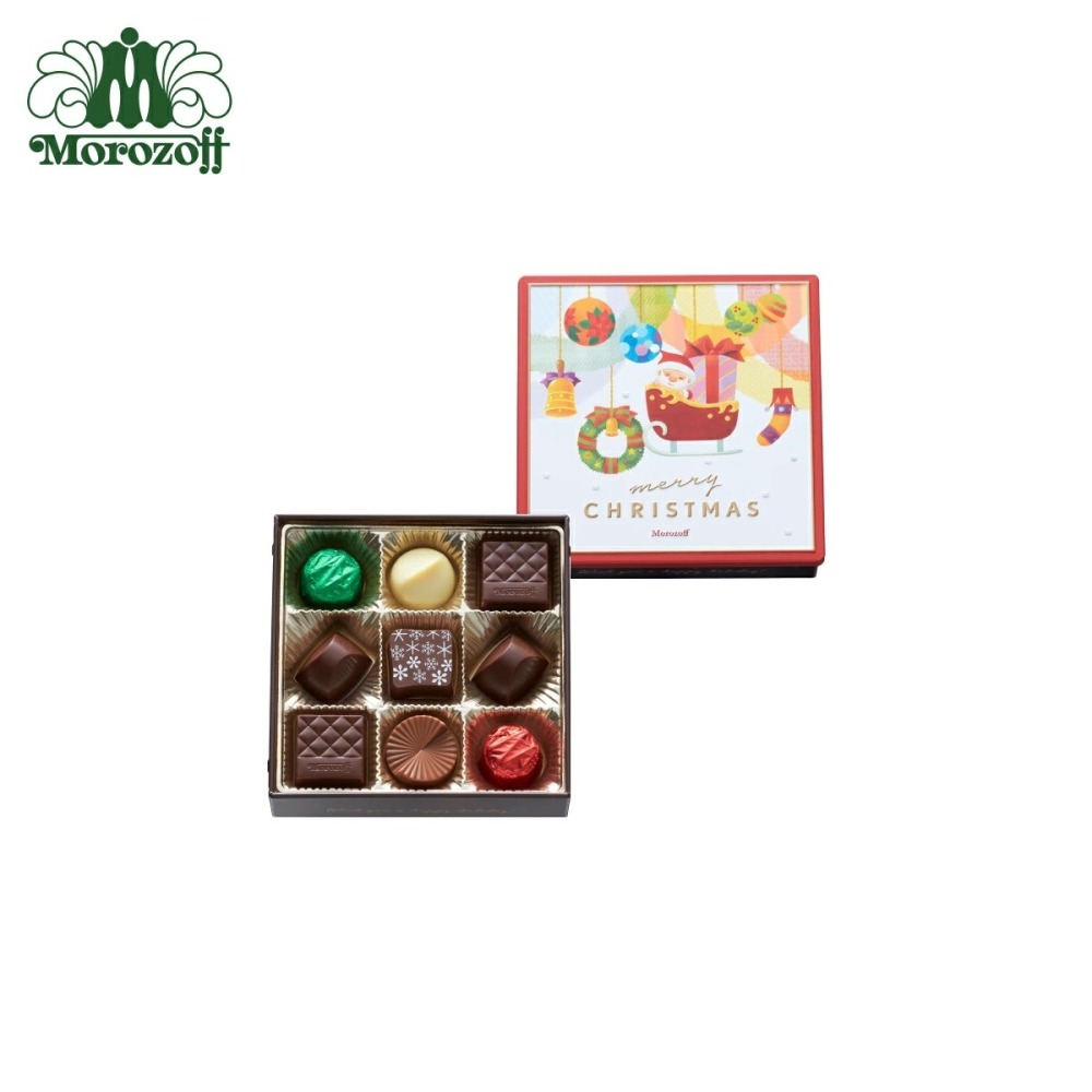 ArielWish日本Morozoff 限定聖誕節鐵盒禮盒胡桃鉗天鵝/耶誕小熊/聖誕老公公-三款現貨在台，附提袋-細節圖10