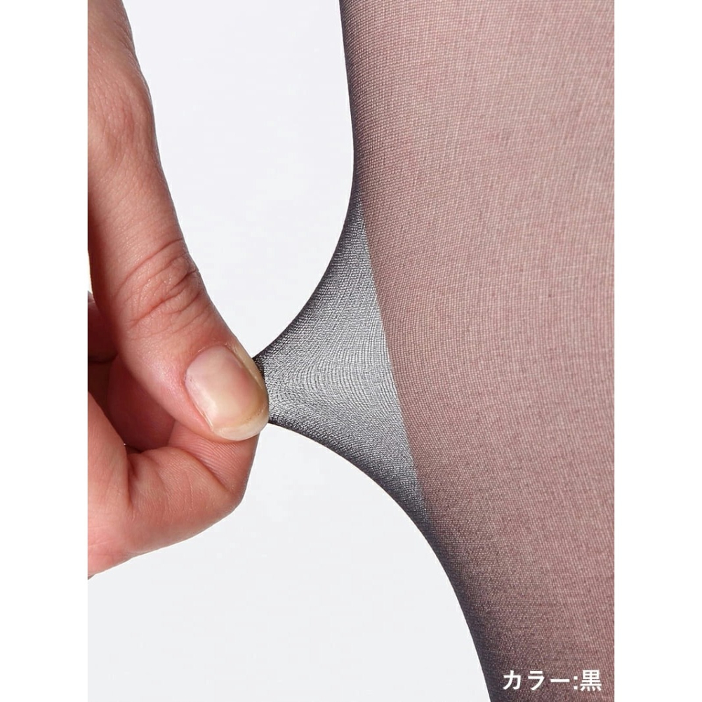 Ariel Wish日本tutuanna美肌伝線經典基本款必買光腿神器抗菌美腿透明絲襪褲襪透明膚/透明黑-日本製-現貨-細節圖5