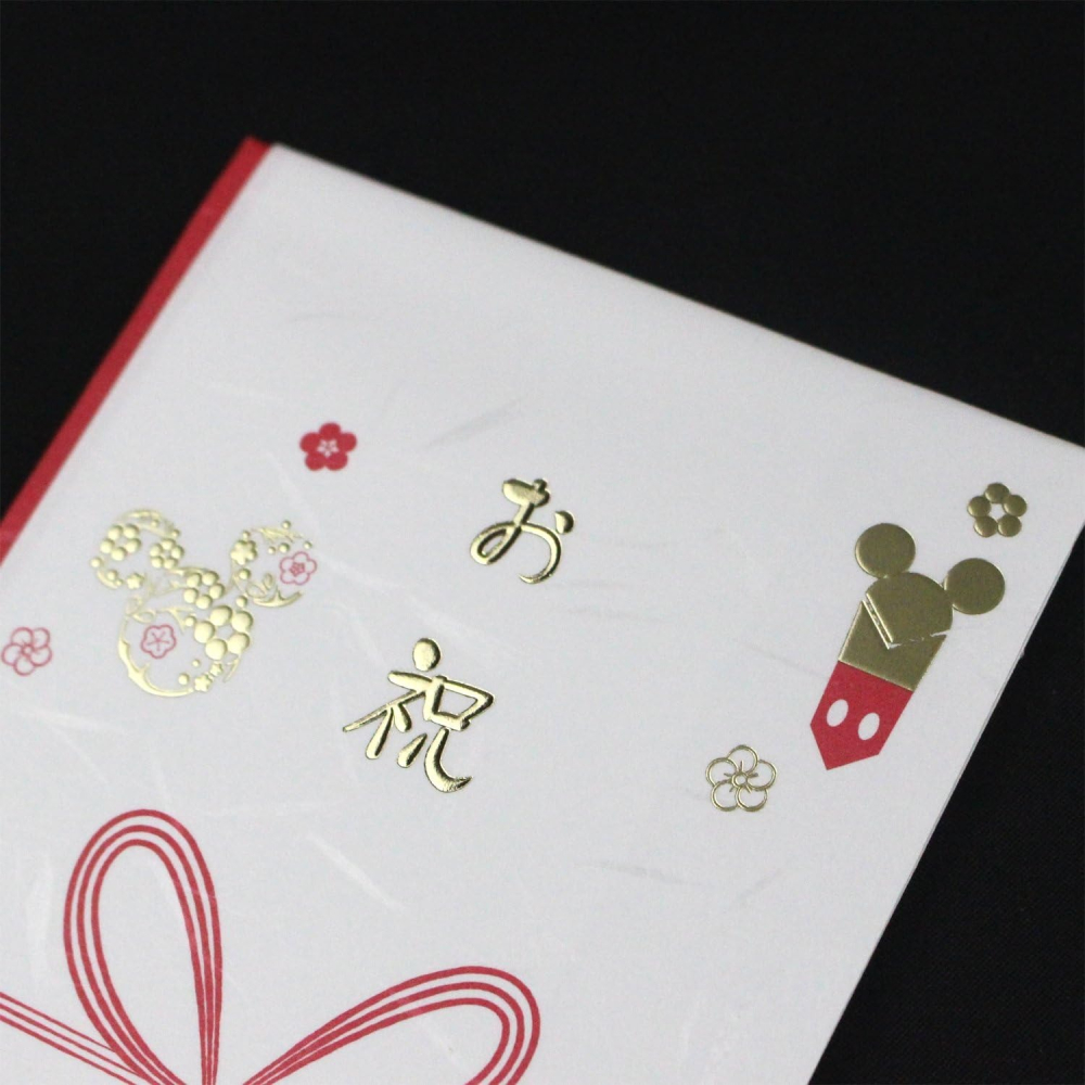 Ariel Wish日本迪士尼燙金祝賀禮金袋紅包袋生日賀禮賀卡新年紅包袋-現貨在台-細節圖4