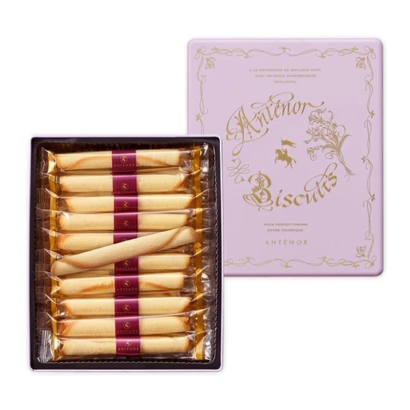 ArielWish日本神戶ANTENOR限定版法式雪茄蛋捲巧克力夾心餅乾YOKU MOKU好朋友喜餅浮雕燙金鐵罐禮盒五款-規格圖10