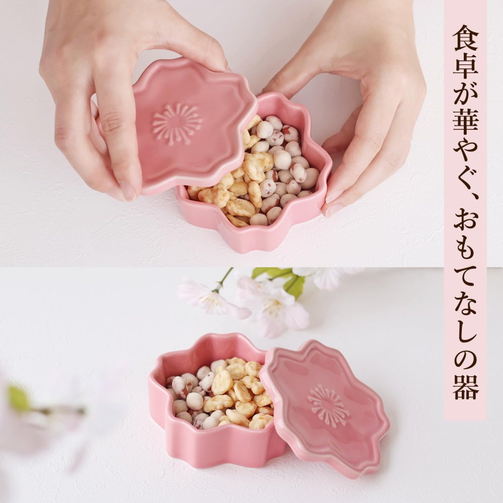 Ariel Wish日本櫻花季限量版陶瓷立體櫻花瓷器碗盤醬料碟醬料盤點心盤-絕版品-細節圖6