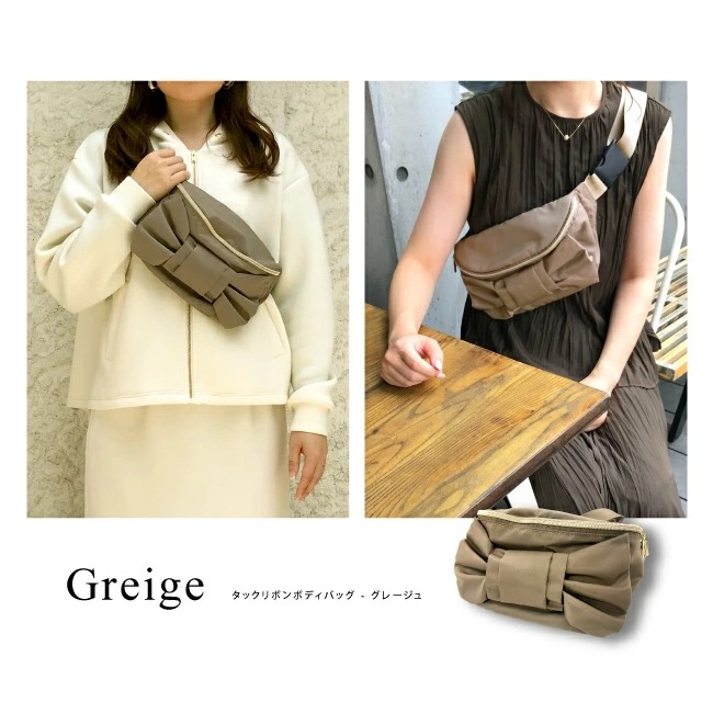 ArielWish日本雜誌香里奈Pink Trick氣質甜美立體蝴蝶結手機包斜背包側背包拉鍊包肩背包防盜包旅行出差-現貨-細節圖6