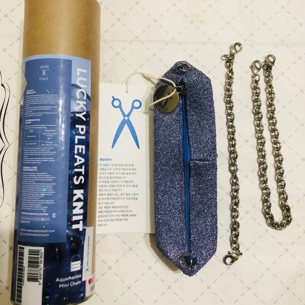 🌹JOSEPH & STACEY針織百摺包 手提包、手提袋、購物袋、肩背包、鏈條包-細節圖4